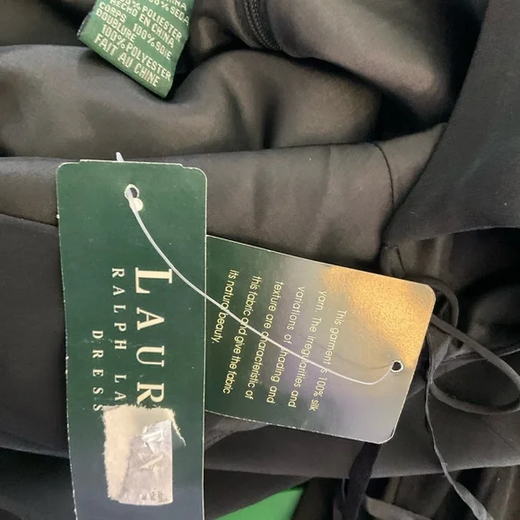 Lauren Ralph Lauren Black silk bias cut slip dress Maxi Dress CBK style 12 - Picture 4 of 16